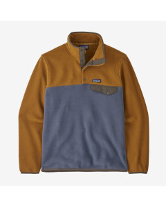 Patagonia m's LW synchilla snap-t pullover shelter brown