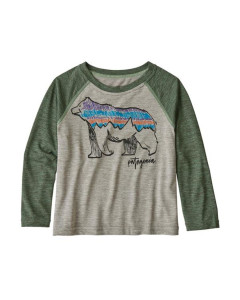 Patagonia baby cap cool daily crew illustrated fitz bear