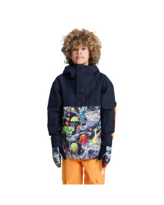 Dc shoes dc-43 youth anorak jacket outer world black 10k giacca snowboard ragazzo 2026