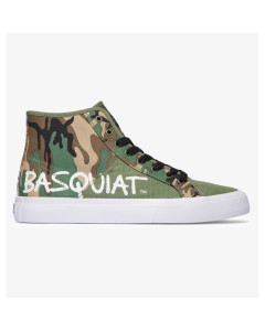 Dc shoes basquiat manual hi black military camo 2022
