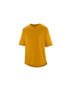 Patagonia m's s/s merino bike jersey hawk gold