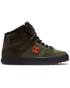 Dc shoes pure high-top wc wnt dusty olive orange