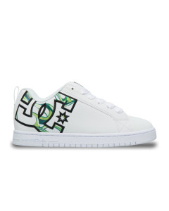 Dc shoes court graffik liquid fuego white scarpe skate 2026