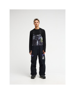 Quiksilver Peter Sutherland gore-tex bib print salopette pantaloni tecnici snowboard 2027