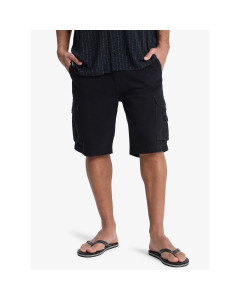 Quiksilver crucial battle 21'' cargo short black bermuda