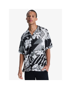 Quiksilver safe paradise ss shirt black momentum camicia