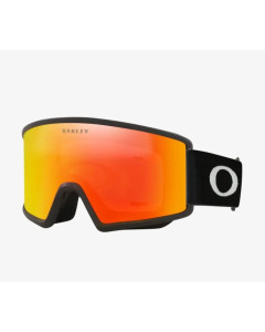 Oakley target line l matte black fire iriidum