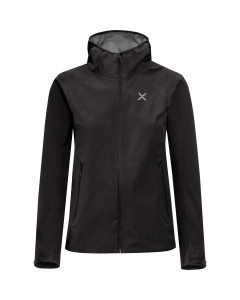 Montura shelter jacket woman black giacca donna impermeabile traspirane ecosostenibile