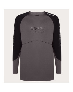 Oakley maven scrub ls jersey black grey