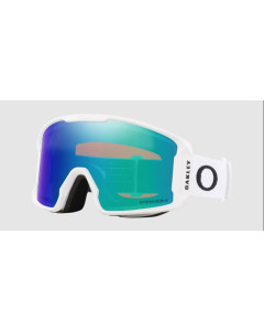 Oakley line miner M matte white prizm argon iridium maschera