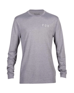 Fox racing t-shirt tecnica maniche lunghe magnetic ls tech tee heather graphite 2025