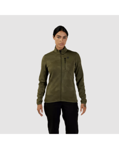 Fox giacca w ranger mid layer olive green mtb donna 2025