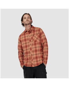 Fox survivalist stretch flannel rust camicia 2025