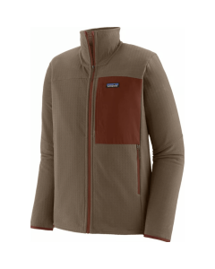 Patagonia m's R2 techface jacket marlow brown pile tecnico