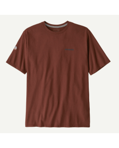 Patagonia firz roy icon responsibili tee dried vanilla t-shirt