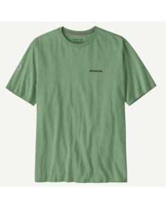 Patagonia firz roy icon responsibili tee ellwood green t-shirt