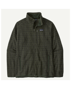 Patagonia m's better sweater fleece jacket scales old growth green
