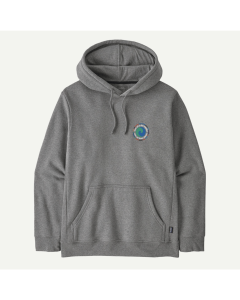 Patagonia unity fitz uprisal hoody gravel heather felpa unisex