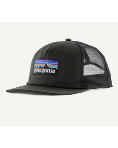 Patagonia airfarer cap P-6 Logo: Old Growth Green cappellino 