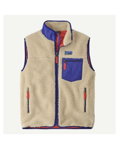 Patagonia classic retro-x fleece vest dark natural smanicato giacca