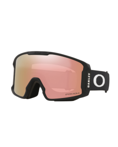 Oakley line miner M matte black prizm rose gold iridium maschera