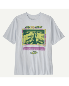 Patagonia m's run like roots responsibili tee white t-shirt