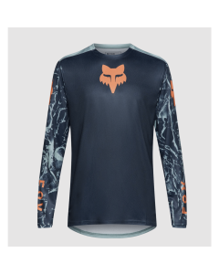 Fox racing ranger ls jersey image print arctic blue maglia MTB