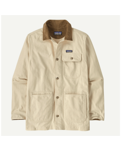 Patagonia m's point reyes canvas jacket undyed natural giacca