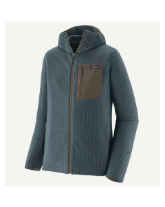 Patagonia m's R1 air full zip hoody summit blue pile tecnico