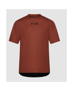 Fox racing ranger ss jersey wordmark amber scarlet maglia MTB 2027