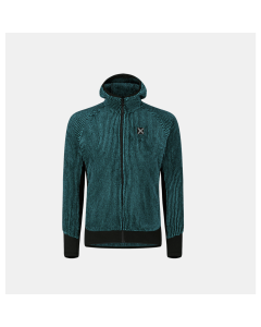 Montura remix fleece jacket steel blue giacca pile