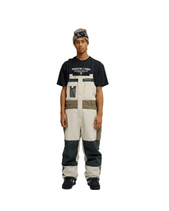 Dc shoes MT Lab Bib 20k oatmeal salopette pantaloni snowboard 2027