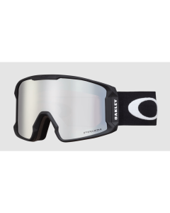 Oakley line miner L matte black prizm snow black iridium maschera