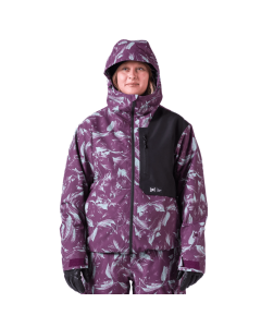 L1 premium goods Fairfield women's jacket jungle print black 10k giacca donna snowboard 2027