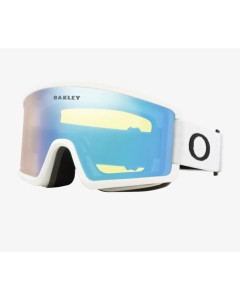 Oakley target line l matte white hi yellow