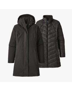 Patagonia w's tres 3-in-1 parka jacket black