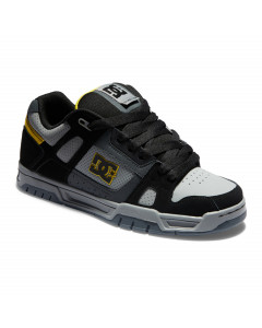 Dc shoes stag grey black yellow scarpe skate