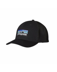 Patagonia p-6 logo trucker hat black