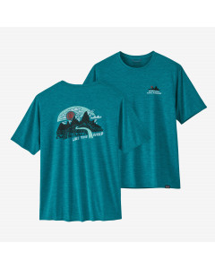 Patagonia capilene cool daily graphic shirt Like the Wind: Belay Blue X-Dye