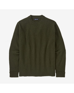 Patagonia m's recycled wool-blend sweater basin green