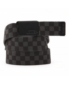 Vans deppster web belt black charcoal checkerboard