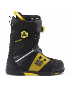 Dc shoes phantom black yellow double boa boots 2024