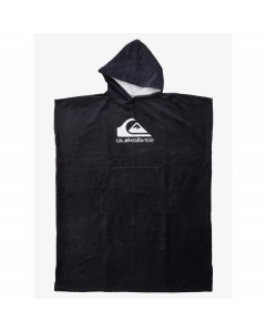 Quiksilver hoody towel black surf poncho 