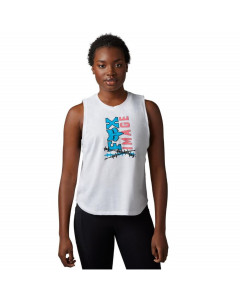 Fox racing donna canotta barb wire tank white 2023