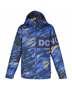 Dc shoes propaganda jacket angled tie dye royal blue 10k