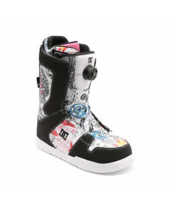 Dc shoes x andy warhol phase boa white black print boots 2024