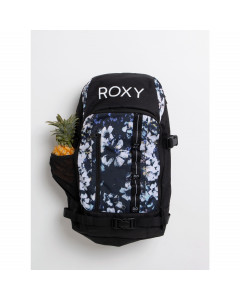 Roxy tribute snowboard backpack 23l true black flowers 