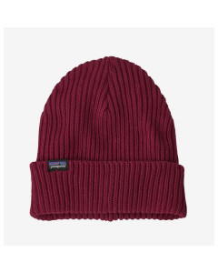 Patagonia  fishermans rolled beanie wax red