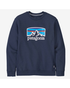Patagonia m's fitz roy horizons uprisal crew sweatshirt new navy