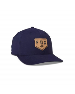 Fox racing shield tech flexfit hat navy 2023 cappellino tecnico
